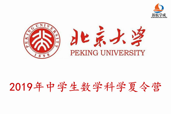 2019年北京大学中学生数学科学夏令营