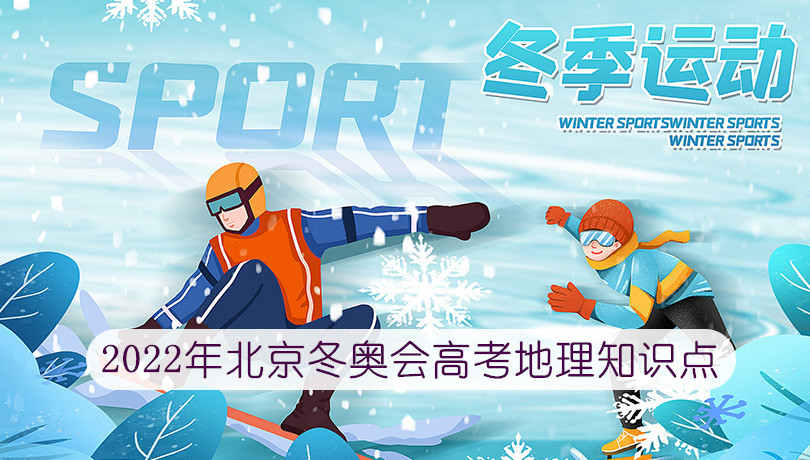 2022年北京冬奥会高考地理知识点