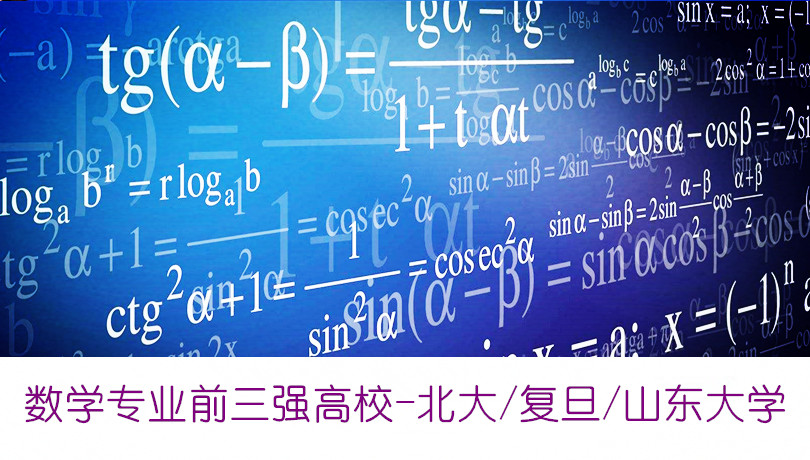 数学专业前三强高校北大/复旦/山东大学