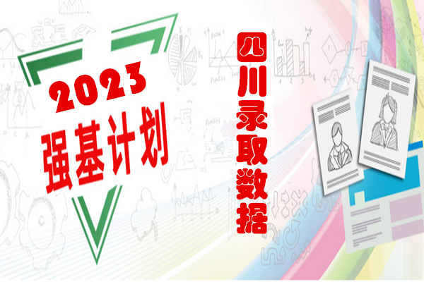 2023年四川强基计划录取数据分享