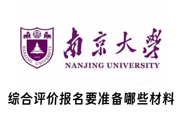 南京大学综合评价报名要准备哪些材料