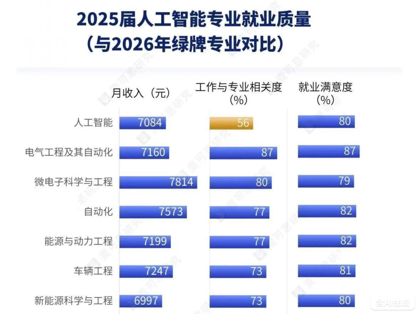 2026秋招AI岗位占八成，对口就业率仅56%！深度拆解数据真相
